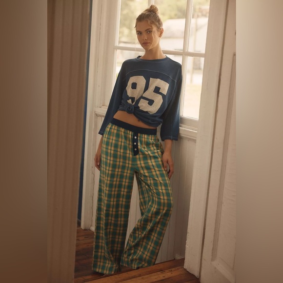 Anthropologie Other - Anthropologie Wren Flannel Boxer Pants by LyreBird